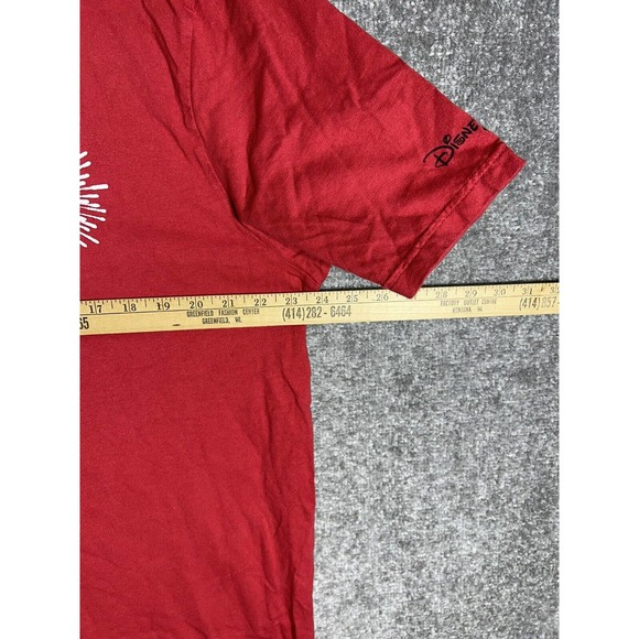 Disney x AE American Eagle Mickey Mouse Be Love Fun True You T-shirt Mens XL Red - Picture 13 of 14